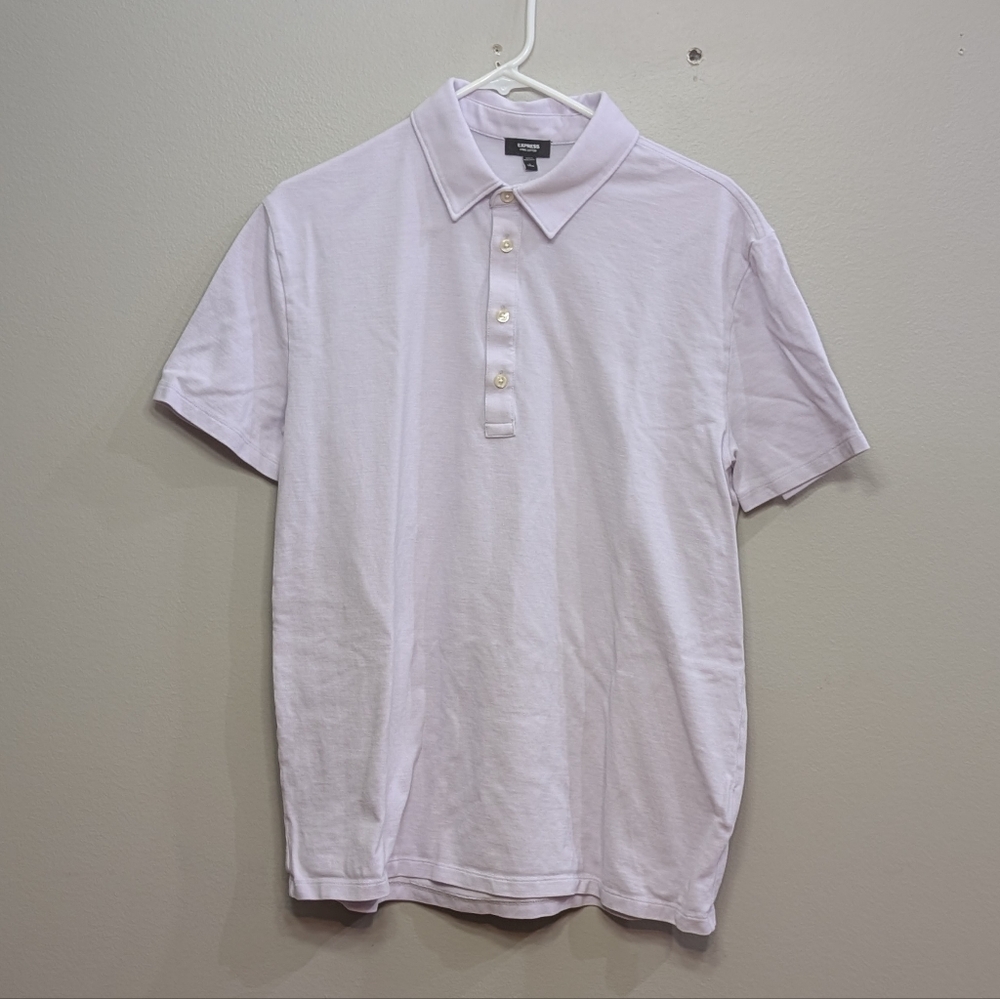 Men's Large Tall Purple Polo